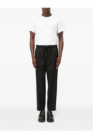 Pantaloni crop in lana vergine nero MM6 MAISON MARGIELA | SH0KA0023M35153900